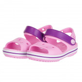 Sandale roz pentru fete CROCS 192097 