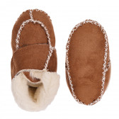 Papuci de casă maro pentru bebeluși Playshoes 192192 3