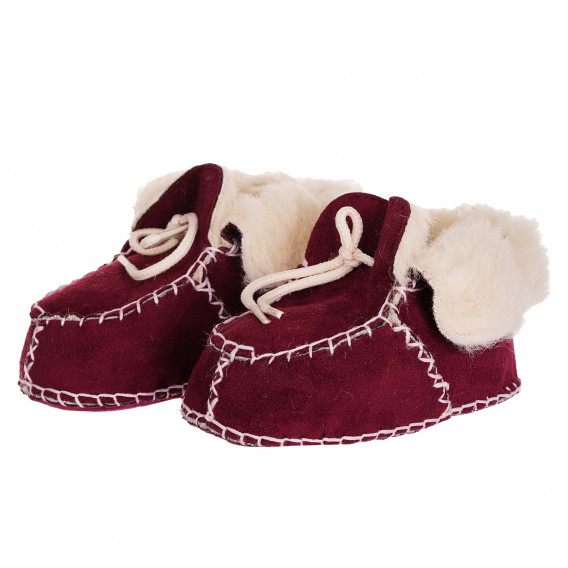 Papuci roșii pentru fetițe Playshoes 192220 