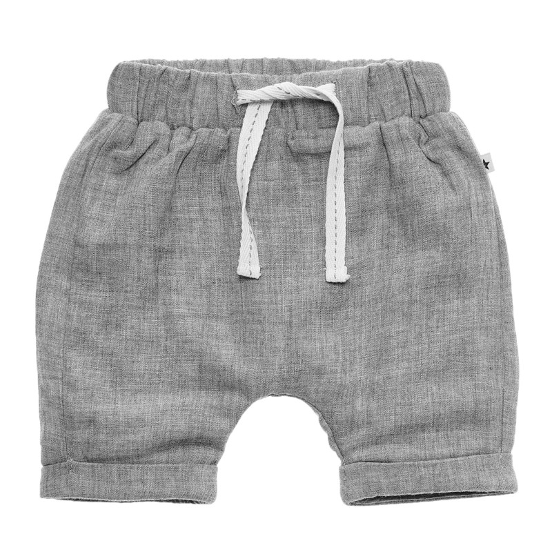 Pantaloni din bumbac gri pentru bebeluși  192587