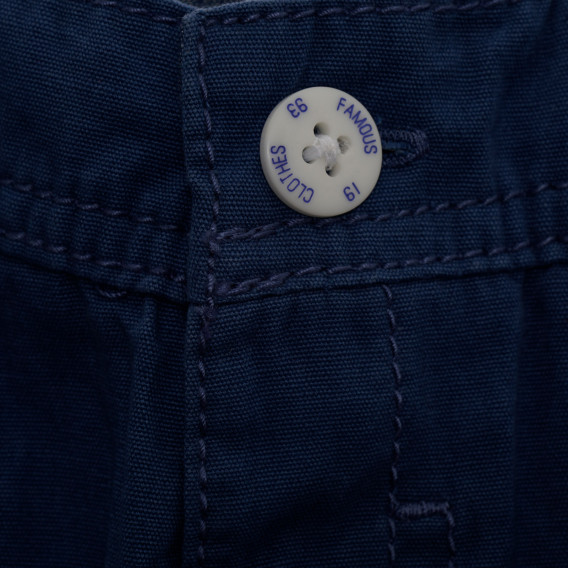 Pantaloni scurți din bumbac pentru bebeluși, albastru închis Tape a l'oeil 192687 4