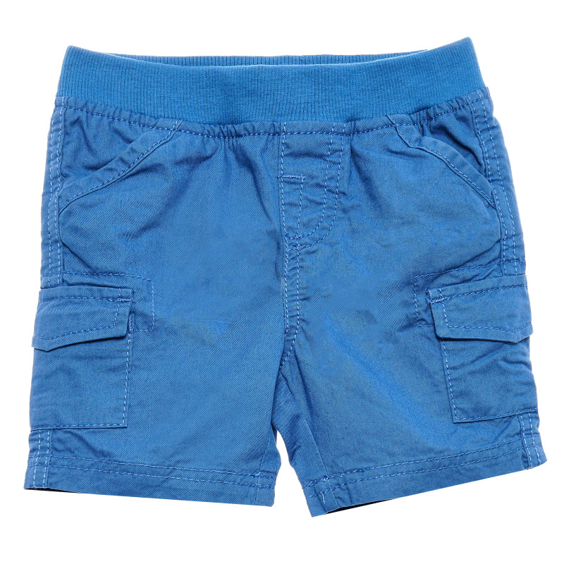 Pantaloni scurți din bumbac pentru bebeluși, albastru  192688