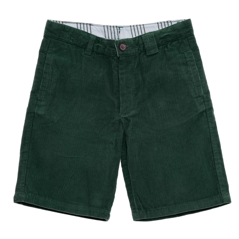 Pantaloni scurți din bumbac pentru băieței, verzi  192719