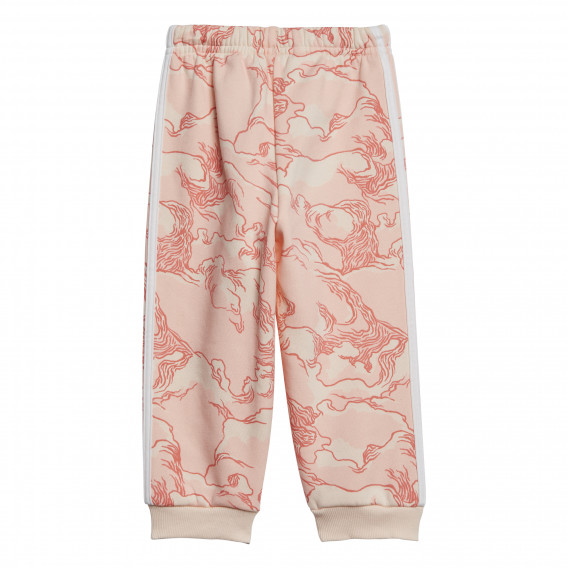 Set de hanorac și pantaloni Adidas, gri și roz pentru fete Adidas Set de hanorac și pantaloni Adidas, gri și roz pentru fete Adidas 193006 5