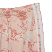 Set de hanorac și pantaloni Adidas, gri și roz pentru fete Adidas 193007 6