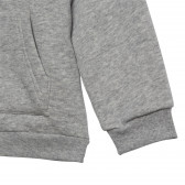 Set de hanorac și pantaloni Adidas, gri și roz pentru fete Adidas 193008 7