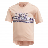 Tricou Adidas, imprimeu floral pentru fete, roz Adidas 193053 