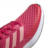 Teniși cu logo-ul mărcii pentru fete, roz Adidas 193195 6
