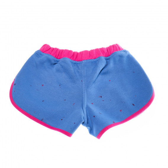 Pantaloni scurți de bumbac cu spray colorat, pentru fete  COSY REBELS 19400 2
