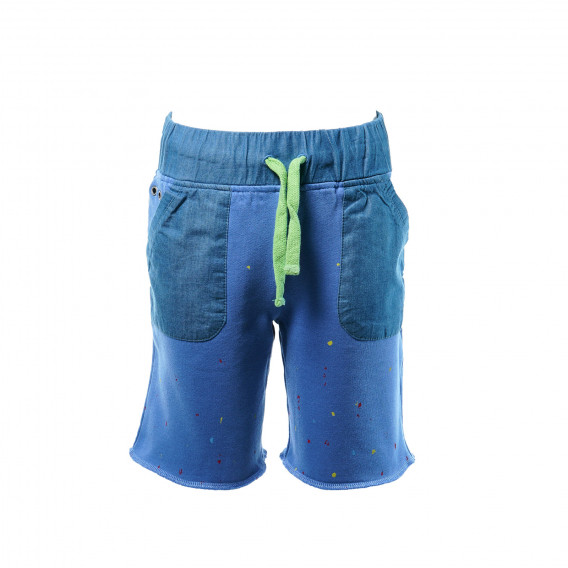 Pantaloni scurți din bumbac pentru băieți cu două buzunare COSY REBELS 19405 