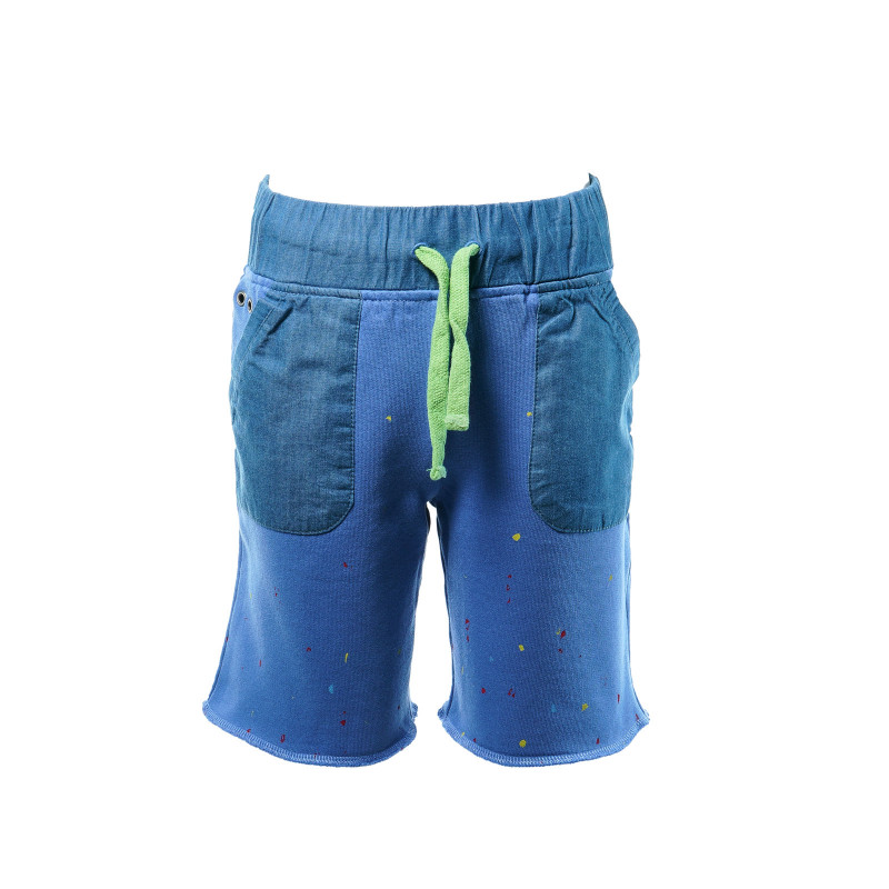 Pantaloni scurți din bumbac pentru băieți cu două buzunare  19405