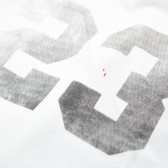 Tricou de bumbac pentru băieți cu imprimeu numărul 23, alb COSY REBELS 19413 3