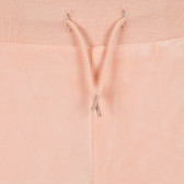 Pantaloni cu inscripție argintie a mărcii pentru fete, roz Guess 194224 2