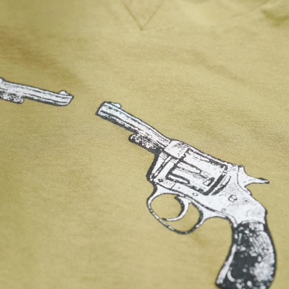 Tricou din bumbac cu pistoale imprimate pentru băieți COSY REBELS 19425 3