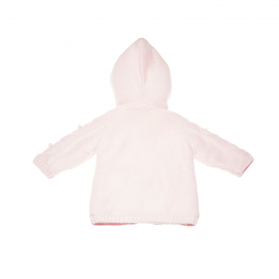 Cardigan tricotat pentru fetițe, roz Chicco 195163 2