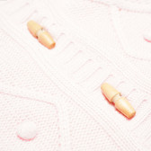 Cardigan tricotat pentru fetițe, roz Chicco 195167 6