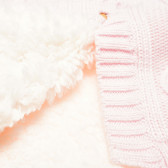 Cardigan tricotat pentru fetițe, roz Chicco 195168 7