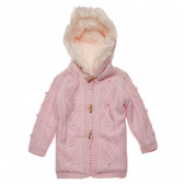 Cardigan tricotat pentru fetițe, roz Chicco 195169 8