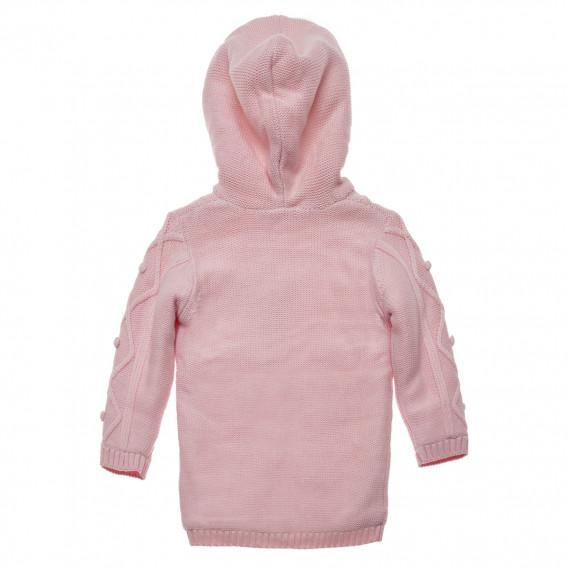 Cardigan tricotat pentru fetițe, roz Chicco 195170 9