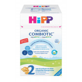 Lapte organic 2 combiotic, 6+ luni, cutie 800 gr. Hipp 19550 
