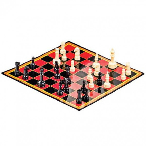 Set de jocuri 3 în 1 - șah, dame, joc cu zaruri Spin Master 196194 3