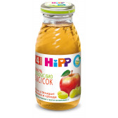 Suc organic de mere și struguri, 3-5 luni, recipient de sticlă de 200 ml. Hipp 19635 