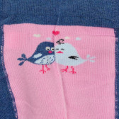 Ciorapi culoarea albastră pentru fetiță YO! 200055 3