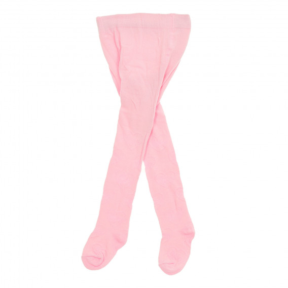 Ciorapi de culoare roz cu inimi pentru fetițe YO! 200220 