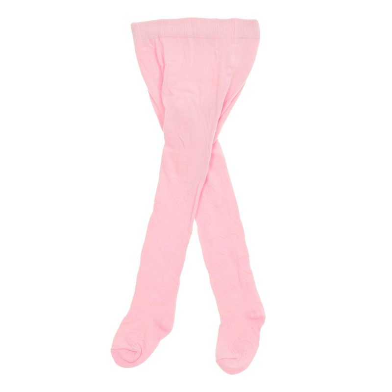Ciorapi de culoare roz cu inimi pentru fetițe  200220