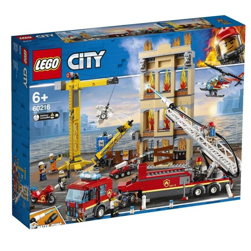 Joc de construit City Fire - Pompieri în centru, 943 piese  200592