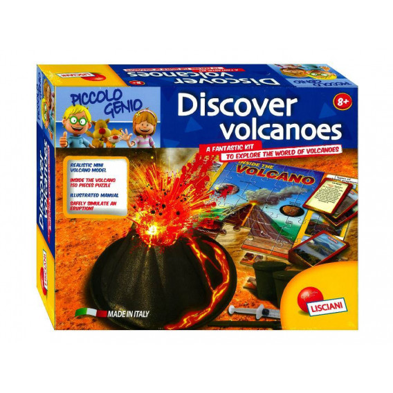 Laborator vulcani - un mic geniu Lisciani 200711 