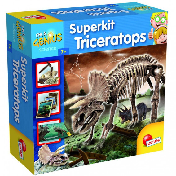Set arheologic Triceratops - Micul Geniu Lisciani 200833 