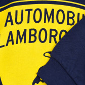 Set sport de bumbac pentru băieți, albastru închis și gri Lamborghini 201245 4