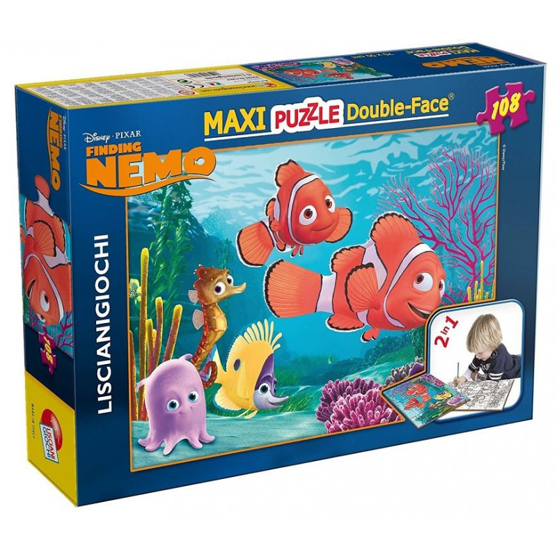 Maxi Puzzle Căutându-l pe Nemo 2 în 1, 108 piese  201671
