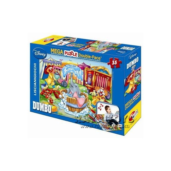 Puzzle pentru copii Dumbo 2 în 1, 35 piese Dumbo 201757 