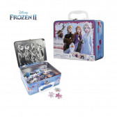 Puzzle 2 în 1 Regatul de Gheață în relief, 96 piese Frozen 201785 2