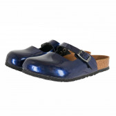 Papuci cu cataramă - albastru și maro Birkenstock 202121 
