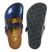 Papuci cu cataramă - albastru și maro Birkenstock 202123 3