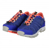 Pantofi impermeabili în albastru și portocaliu COLUMBIA 202191 