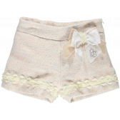 Pantaloni scurți pentru fete, cu o panglică Picolla Speranza 20272 