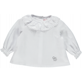 Bluză formală cu mâneci lungi, în formă de clopot, pentru fete Picolla Speranza 20284 