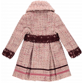 Palton de iarnă cu dantelă pentru fete Picolla Speranza 20300 2