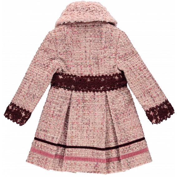 Palton de iarnă cu dantelă pentru fete Picolla Speranza 20300 2