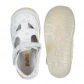 Sandale din piele naturală, culoare albă Falcotto 203266 3