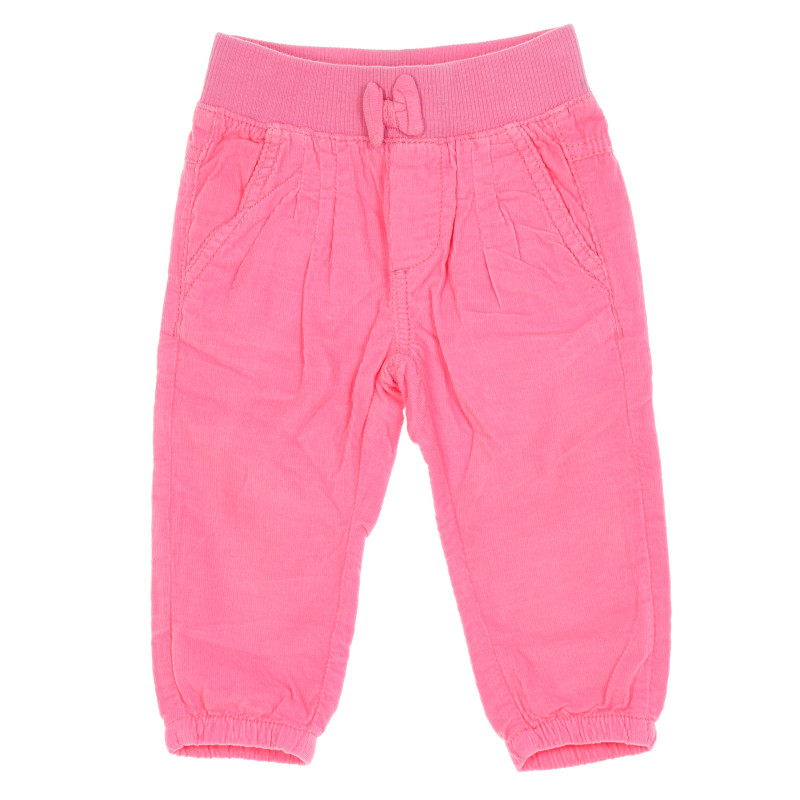 Pantaloni roz catifelați, pentru bebeluși  203637