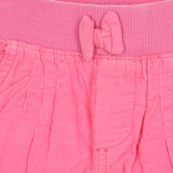 Pantaloni roz catifelați, pentru bebeluși Cool club 203638 2