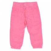 Pantaloni roz catifelați, pentru bebeluși Cool club 203640 4
