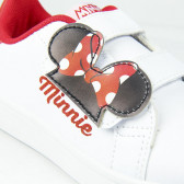 Teniși albi cu aplicație Minnie Mouse Minnie Mouse 203858 5