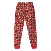 Pijamale din bumbac gri și roșu cu imprimeu Minnie Mouse Minnie Mouse 203893 5
