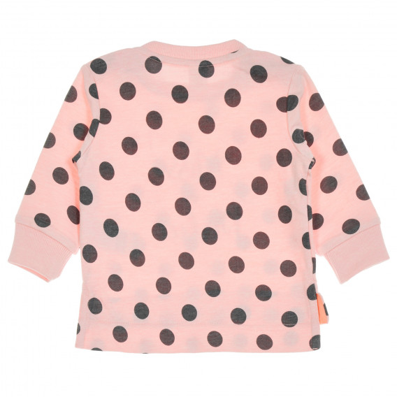 Set de bluză și pantaloni în roz și gri pentru bebeluși Cool club 204158 4